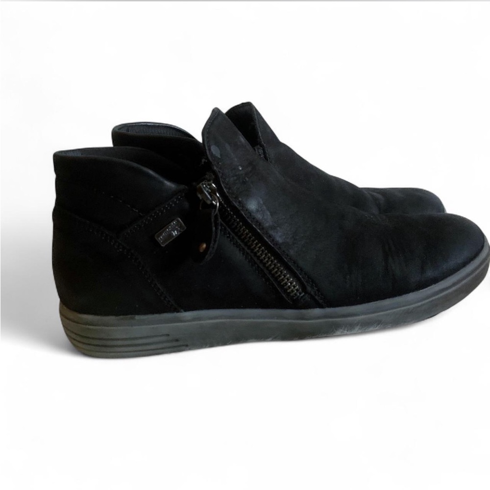 Remonte Boots Dorndof Casual Side Zip Ankle Bootie Black Suede Leather 37
